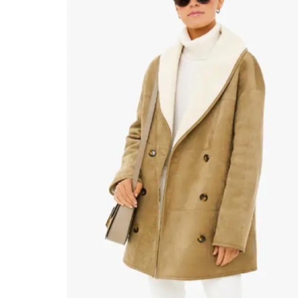 French Gray Suede Thayer Coat